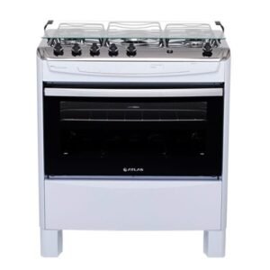 Fogão de Piso New Fastcook 5Bocas Atlas Branco Bivolt