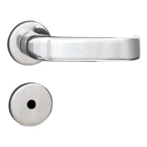 Fechadura para Banheiro Roseta Aço 40mm MGM Napoli