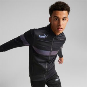 PUMA Jaqueta Bmw M Motorsport Metal Energy Race Masculina – Cor Preto - Tamanho G