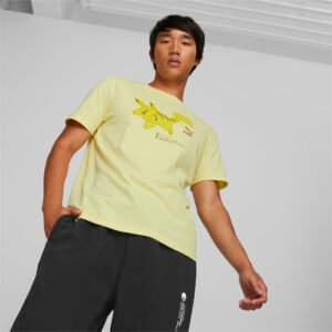 PUMA Camiseta Masculina PUMA X Pokémon – Cor Amarelo - Tamanho G