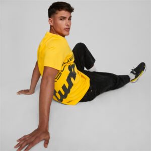 PUMA PUMA Camiseta Porsche Legacy Logo Masculina – Cor Amarelo