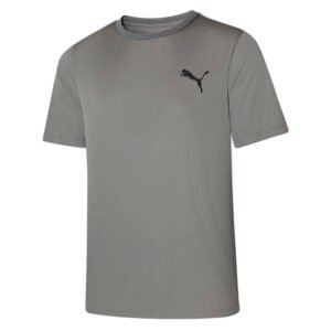 PUMA Camiseta Active Small Logo Masculina – Cor Cinza - Tamanho M