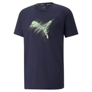 PUMA PUMA Camiseta Graphic Cat Performance Training Masculina – Cor Azul