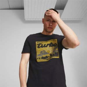 PUMA Camiseta Porsche Legacy Graphic 2 Masculina – Cor Preto - Tamanho EGG