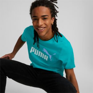 PUMA PUMA Camiseta Essentials+ 2 Colour Logo Masculina – Cor Verde