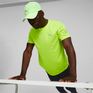PUMA Camiseta Running Favourite Masculina – Cor Amarelo - Tamanho GG