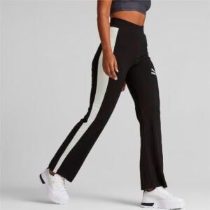 PUMA Calça T7 Flared Feminina – Cor Preto - Tamanho G