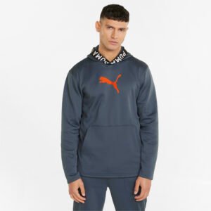 PUMA Moletom Com Capuz Pwrfleece Training Masculino – Cor Cinza - Tamanho G