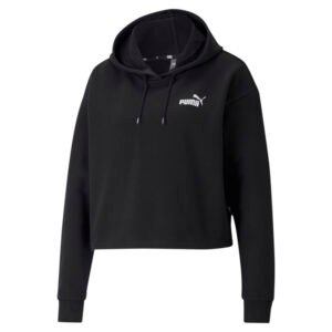 PUMA Moletom Com Capuz Essentials Small Logo Feminino – Cor Preto - Tamanho GG