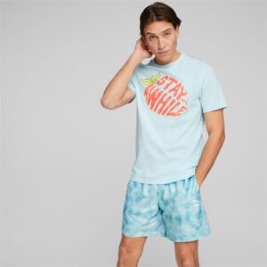 PUMA Camiseta Summer Squeeze Graphic Masculina – Cor Azul - Tamanho P