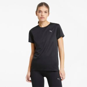 PUMA PUMA Camiseta Running Favourite Manga Curta Feminina – Cor Preto