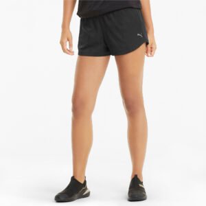 PUMA PUMA Shorts Woven Performance Training 3" Feminino – Cor Preto