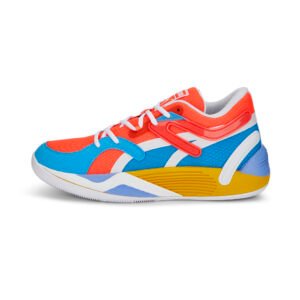 PUMA Tênis TRC Blaze Court Pop Art Basketball – Cor Laranja - Tamanho 41