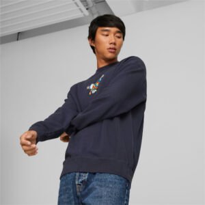 PUMA PUMA Moletom Neymar Jr Crew Neck Masculino – Cor Azul