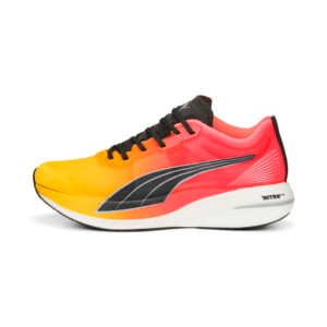 PUMA Tênis Deviate Nitro Elite Fireglow Running Feminino – Cor Laranja - Tamanho 34