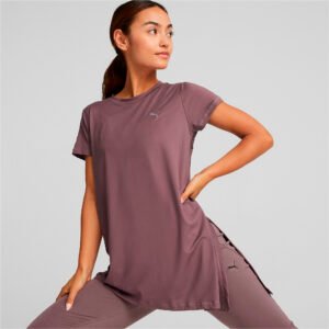 PUMA PUMA Camiseta Maternity Studio Oversized Training Feminina – Cor Roxo