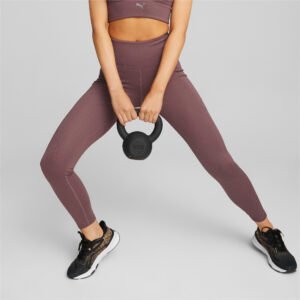 PUMA Legging Flawless High Waist 7/8 Training Feminina – Cor Roxo - Tamanho GG