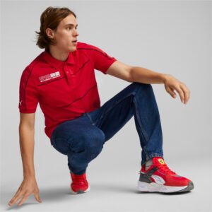 PUMA Camisa Polo Scuderia Ferrari Race Masculina – Cor Vermelho - Tamanho G