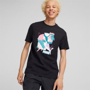 PUMA Camiseta Fandom Graphic Masculina – Cor Preto - Tamanho G
