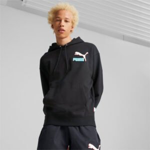 PUMA PUMA Moletom Com Capuz Fandom Masculino – Cor Preto