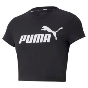 PUMA PUMA Camiseta Essentials Slim Logo Feminina – Cor Preto