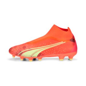 PUMA Chuteira Ultra Match+ Ll Fg/ag Football Masculina – Cor Laranja - Tamanho 42