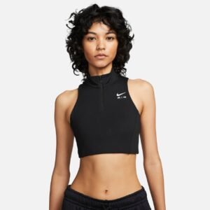 Top Nike Air Dri-FIT Swoosh Mock-Zip Feminino