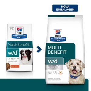 Ração Hill's W/D Cães Diabético Gastrointestinal
