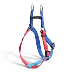 Peitoral Triple Step Azul e Rosa Mimo