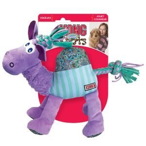 Pelúcia de Brinquedo p/ Cães Kong Knots Carnival Camel M/G - Único