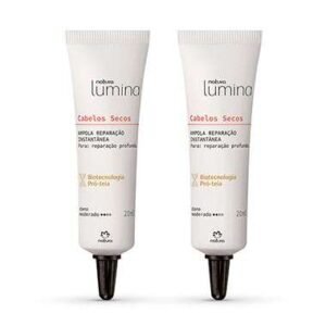 Kit Ampola Reparação Instantânea para Cabelos Secos Lumina - 2 unidades