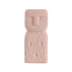 Vaso Decorativo Ceramica Bege 9x9cm