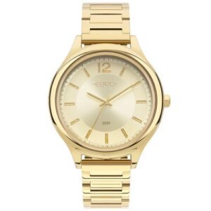 Relógio Euro Feminino Metal Dourado - EU2033BC/4D