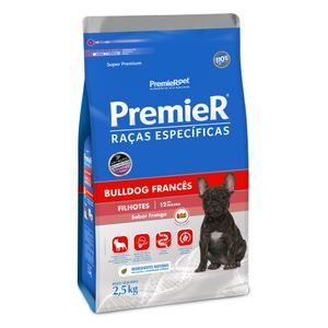 Ração Premier Bulldog Francês Filhotes Frango Raças Específicas