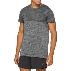 Camiseta ASICS Race de Manga Curta - Masculino - Preto