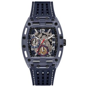Relógio Guess Masculino Silicone Azul GW0499G1