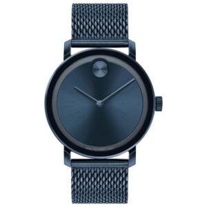 Relógio Movado Masculino Aço Azul 3600793