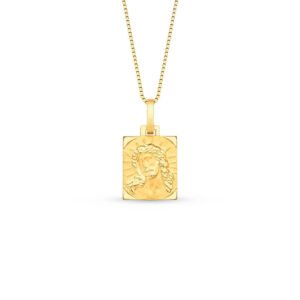 Pingente Face de Cristo Ouro Amarelo