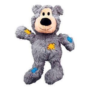 Brinquedo Pelúcia Ursinho Kong Wild Knots Cinza - Único