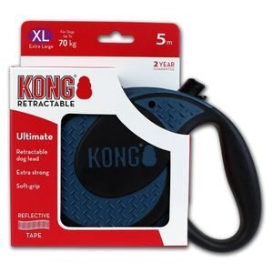 Guia Retrátil Kong Ultimate Azul para Cães até 70kg 5m - GG