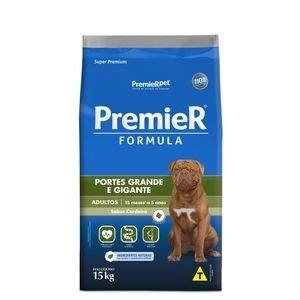 Ração Premier Cães Adultos Raças Grandes Cordeiro - 15 kg