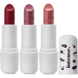 Combo Batom Intenso Mimo: Nude 120 3,8g + Vermelho 330 3,8g + Rosa 250 3,8g