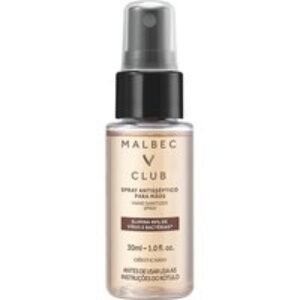 Spray Antisséptico para Mãos Malbec Club 30ml