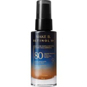 Base Líquida Cor 70 com FPS 80 Make B. Retinol H+ 26g