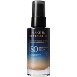 Base Líquida Cor 40 com FPS 80 Make B. Retinol H+ 26g