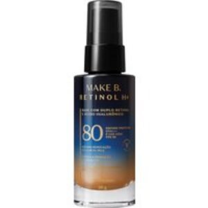 Base Líquida Cor 60 com FPS 80 Make B. Retinol H+ 26g