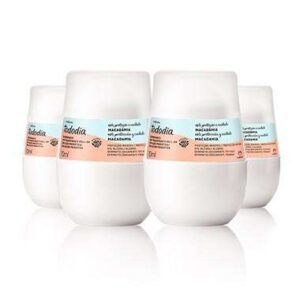 Kit Desodorante Antitranspirante Roll-on Tododia Macadâmia - 4 unidades