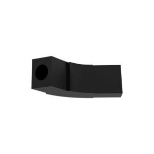 Juncao 120 Graus Para Perfil Sobrepor Preto Fit15