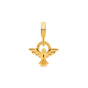 Pingente Life Espírito Santo com Banho de Ouro Amarelo