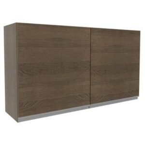 Armário Aéreo Madesa Glamy 120 Cm 2 Portas - Rustic Rustic Marrom